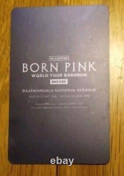 BLACKPINK Concert Ticket Stub and Souvenir CARD Bangkok, Thailand 5/27/2023