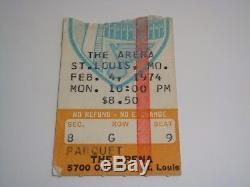 BOB DYLAN and the Band AUTHENTIC 1974 CONCERT TICKET STUB THE ARENA ST LOUIS MO