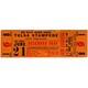 Bob Wills & His Texas Playboys Concert Ticket Stub Tulsa 6/21/40 Stampede Scarce