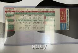 BRUCE SPRINGSTEEN BOSS FULL UNUSED Concert Ticket Stub 12/8/01 ASBURY PARK RARE