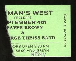 BRUCE SPRINGSTEEN Concert Ticket Stub 9-4-82 Clarence Clemons NJ Nightclub RARE