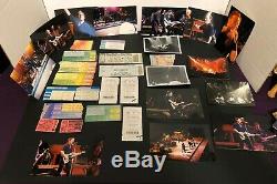 BRUCE SPRINGSTEEN Lot of 17 Concert Ticket Stubs and 32 Pictures from Concerts