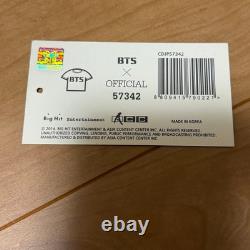 BTS 2014 LIVE TRILOGY Red Bullet Concert T-Shirt + Ticket Stub Half Ticket