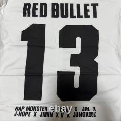 BTS 2014 LIVE TRILOGY Red Bullet Concert T-Shirt + Ticket Stub Half Ticket