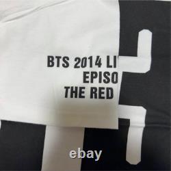 BTS 2014 LIVE TRILOGY Red Bullet Concert T-Shirt + Ticket Stub Half Ticket