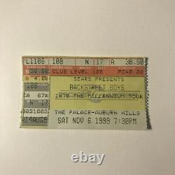 Backstreet Boys Palace Auburn Hills Detroit Concert Ticket Stub November 1999