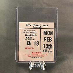 Be Bop Deluxe City Oval Hall Sheffield Concert Ticket Stub Vintage Feb 13 1978