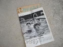 Beatles 1964 VINTAGE BALTIMORE CIVIC CENTER CONCERT TICKET STUB & Scrapbook Page