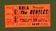 Beatles 1966 Concert Ticket Stub Los Angeles 2nd To Last Show