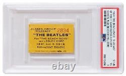 Beatles Concert Ticket August 3/64 PSA Encapsulated