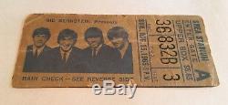 Beatles Concert Ticket Stub August 15, 1965 SHEA STADIUM BROOKLYN NEW YORK USA