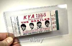 Beatles FULL Ticket Stub Final Concert Candlestick Park, SF CA 8/29/1966