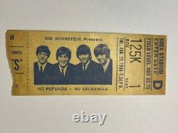 Beatles ORIGINAL 1966 SHEA STADIUM CONCERT TICKET STUB FOR THE HISTORIC SHOW