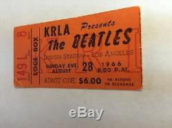 Beatles Original 1966 Concert Ticket Stub and Program