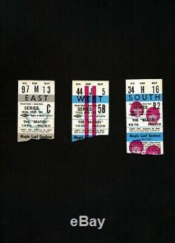 Beatles Original Concert Ticket Stubs Maple Leaf Gardens Toronto 1964-66 +photos