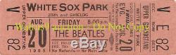 Beatles RARE Ticket Original UNUSED 1965 Show FULL authentic Not a stub Look