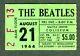 Beatles Seattle Center Coliseum Concert Ticket Stub 1964 Green Scarce
