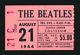 Beatles Very Rare 1964' Seattle Coliseum' Concert Ticket Stub Nm-