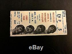 Beatles concert ticket stub John F Kennedy Stadium Aug. 16, 1966
