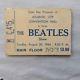 Beatles Concert Ticket Stub From Atlantic City Convention Hall 1964