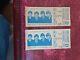 Beatles Concert Tickets Stubs Side By Side Seats Shea Stadium 1965