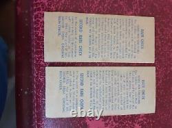 Beatles concert tickets stubs side by side seats Shea Stadium 1965
