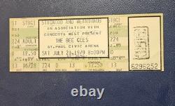 Beegees Concert Ticket Stub Unused St Paul Civiccenter July 21 1979