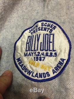 Billy Joel 1987 Concert Jersey Shirt The Meadowlands W Ticket Stub Piano Man XL