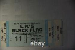 Black Flag Concert Ticket Stubs Punk Ramones THE RIOT