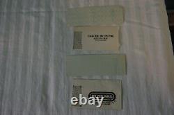 Black Flag Concert Ticket Stubs Punk Ramones THE RIOT