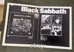 Black Sabbath 1974 Australian Tour Book Concert Program with Ticket Stub EX