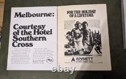 Black Sabbath 1974 Australian Tour Book Concert Program with Ticket Stub EX