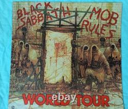 Black Sabbath 1982 MOB RULES Concert Program with Ticket Stub from Atlanta Omni EX
