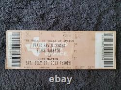 Black Sabbath 2013 Concert Ticket Stub Frank Erwin Center Austin Tx 13