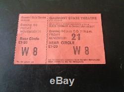 Black Sabbath Concert Ticket Kilburn November 21st 1975 Full Ticket With Stub