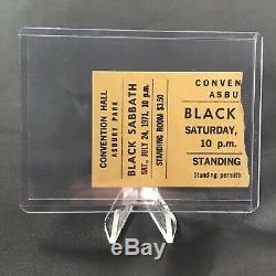 Black Sabbath Convention Hall Asbury Park Concert Ticket Stub Vtg July 24 1971