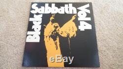 Black Sabbath Vol. 4 Record And Concert Ticket Stub 1971 Wb 2602