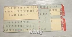 Black Sabbath/van Halen Rare Concert Ticket Stub Uniondale, Ny 08/28/1978