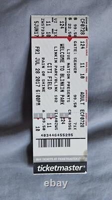 Blinkin Park Ticket Stub RARE