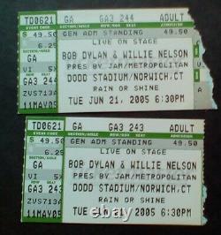 Bob Dylan concert ticket stubs 1974-2006