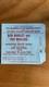 Bob Marley 1980 Crystal Palace Concert Ticket Stub Final London Gig Clean Back