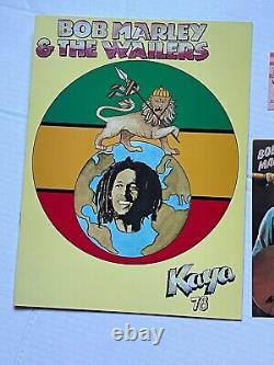 Bob Marley & The Wailers Kaya 1978 Tour Program Book + Concert Ticket Stub