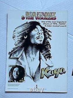 Bob Marley & The Wailers Kaya 1978 Tour Program Book + Concert Ticket Stub