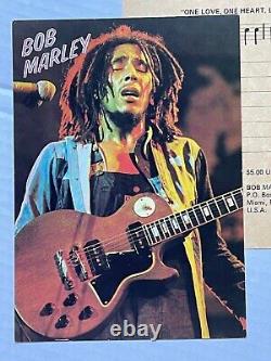 Bob Marley & The Wailers Kaya 1978 Tour Program Book + Concert Ticket Stub