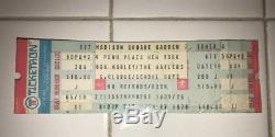 Bob Marley Wailers 1978 Kaya Full Ticket Stub Tour Program 1980 MSG Concert