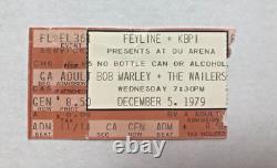 Bob Marley concert ticket stub 12-5-1979. DU Arena (Denver) RARE. Survival Tour