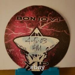 Bon Jovi April 5 2003 Rock Concert FULL Ticket & Backstage VIP PASS Delta Center