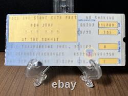 Bon Jovi Concert Ticket Stub Vintage September 29 1989 The Summit