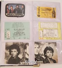 Book Of Concert Ticket Stubs 1980'-1990's. Poison, Green Day 1994 Metallica 1984