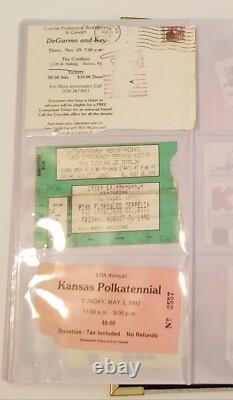 Book Of Concert Ticket Stubs 1980'-1990's. Poison, Green Day 1994 Metallica 1984